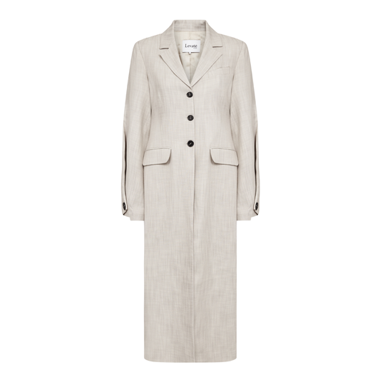 Kanya 1 Frakke, Silver Cloud Melange