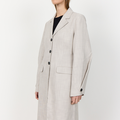 Kanya 1 Frakke, Silver Cloud Melange