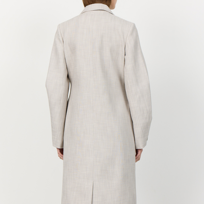 Kanya 1 Frakke, Silver Cloud Melange
