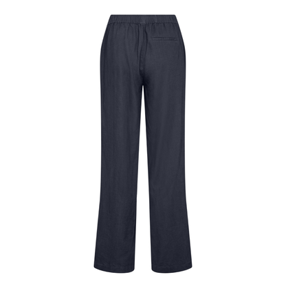 Naja 7 Bukser I Hør, Dark Navy