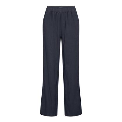 Naja 7 Bukser I Hør, Dark Navy