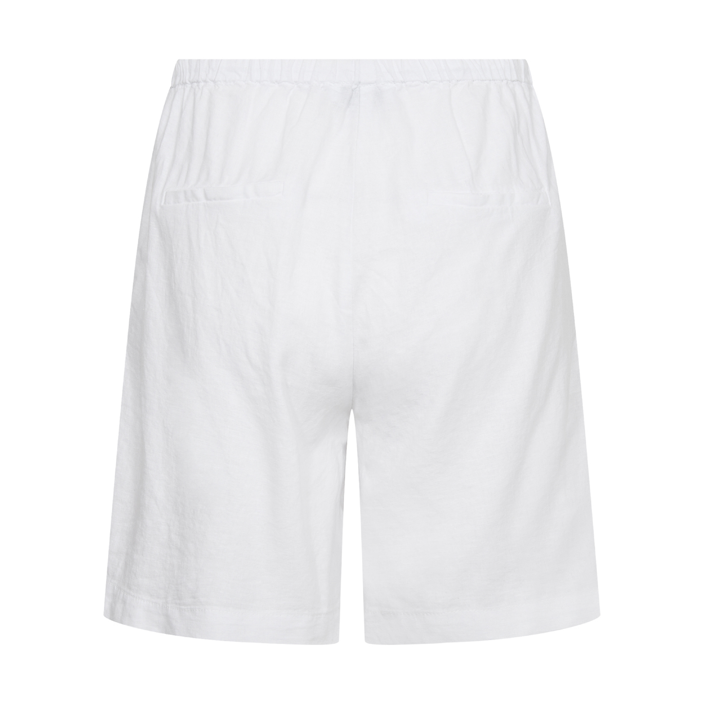 Naja-25 Shorts I Hør, Hvid