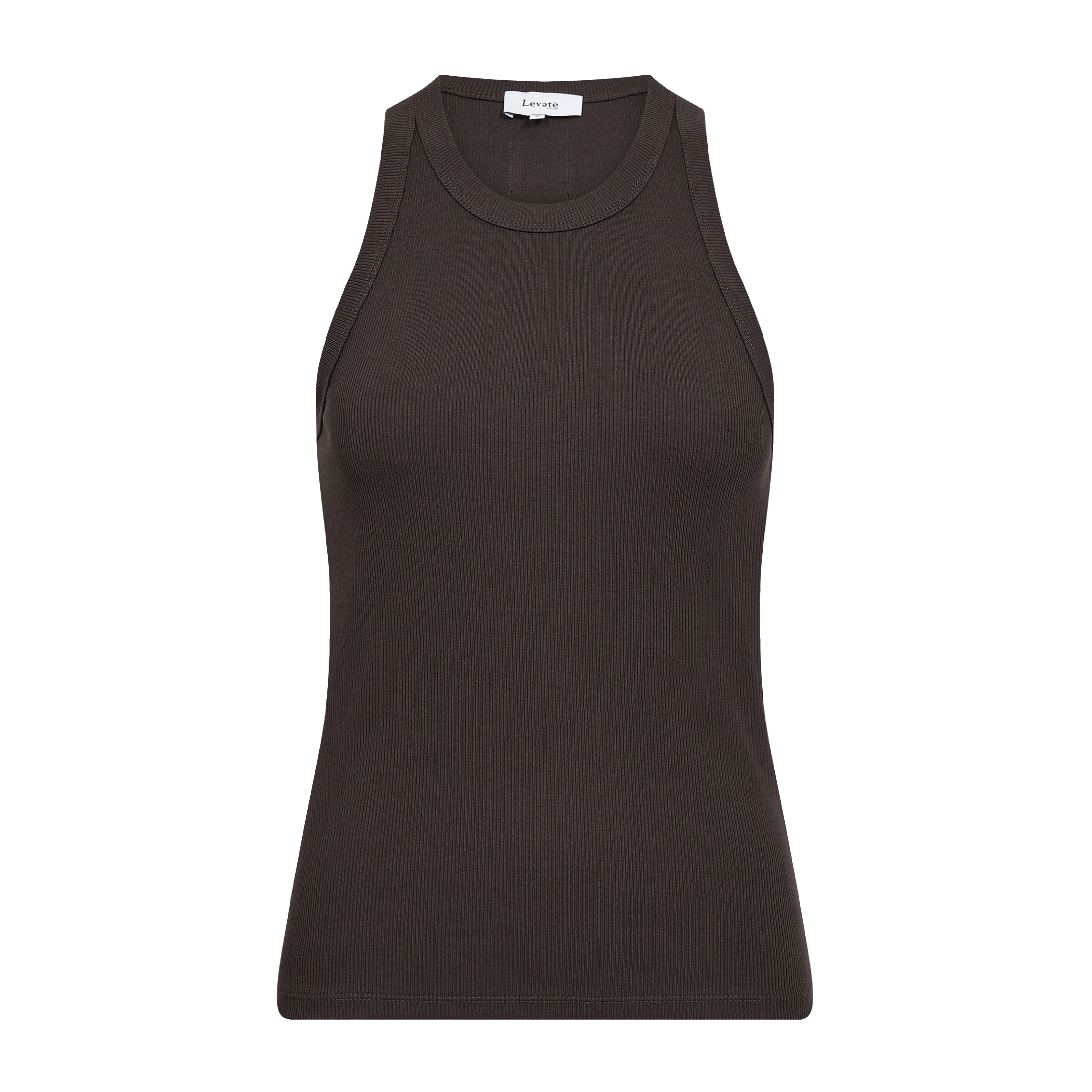 Numbia 1 Tank Top, After Dark Brown