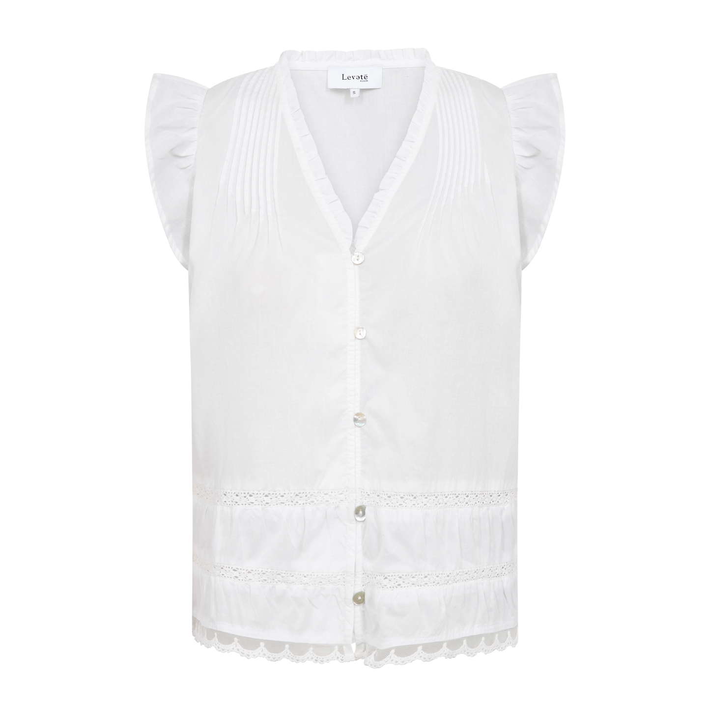 Rosy 2 Top, Hvid