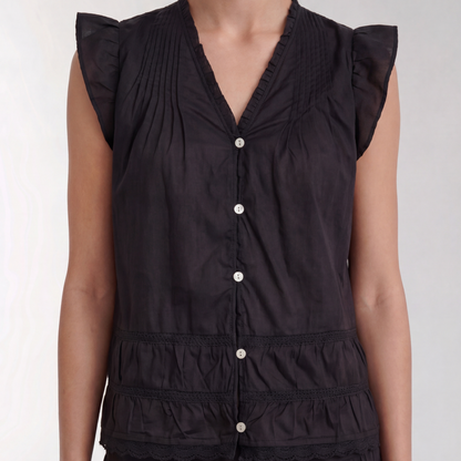Rosy 2 Top, Sort