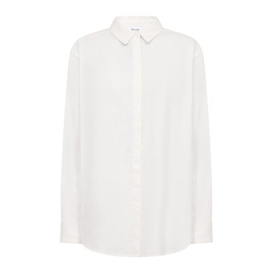 Naja 20 Skjorte I Hør, Hvid