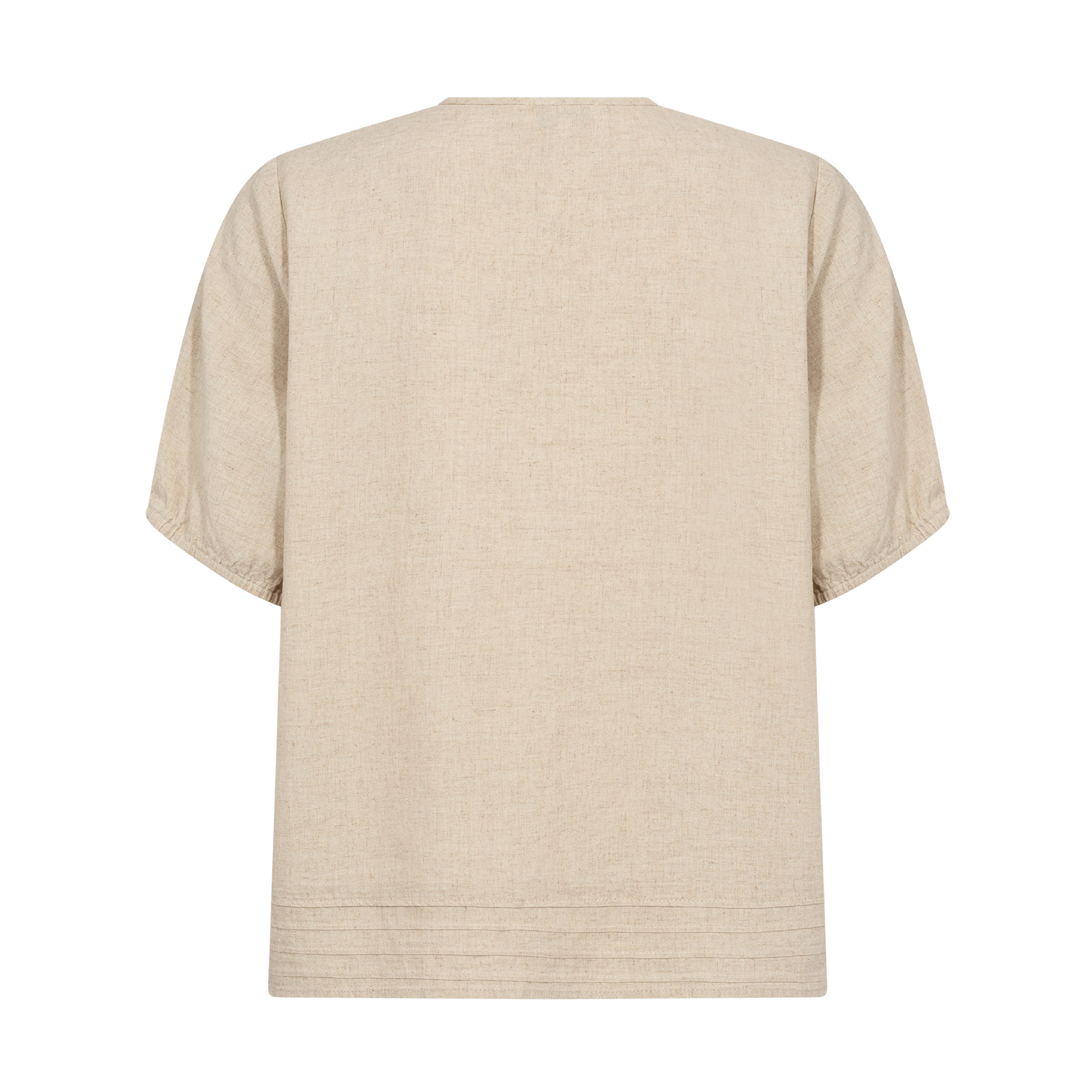 Naja 54 Top I Hør, Island Fossil Melange