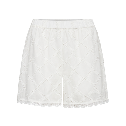 Row 3 Shorts, Hvid