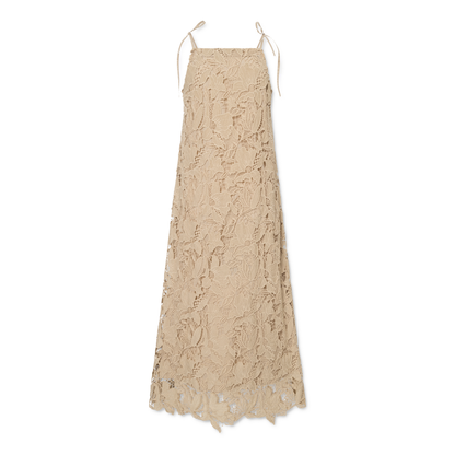 Gwynne Dress, Beige