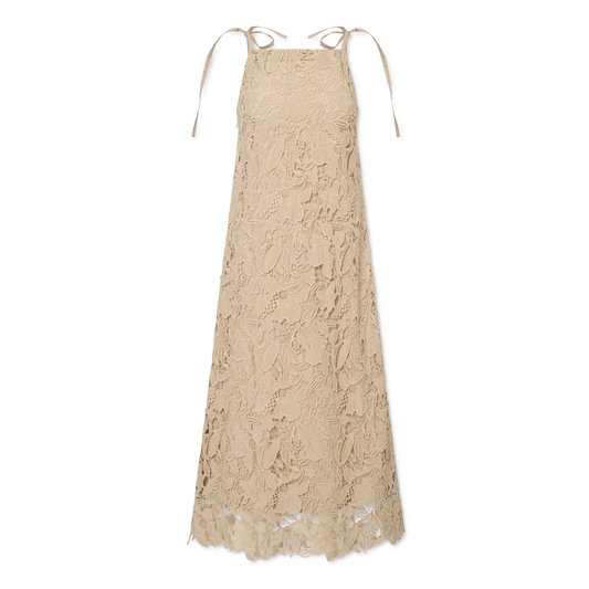 Gwynne Dress, Beige