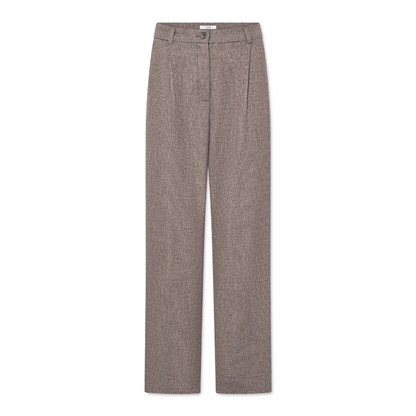 Lucas Pants, Beige Houndstooth