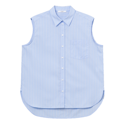 Brooklyn Shirt, Blue Pinstripe