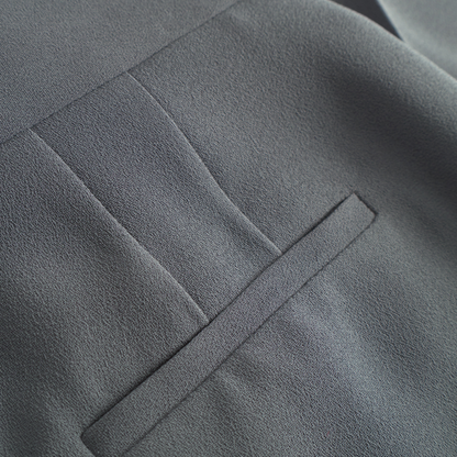 Petra Crepe Georgette Bukser, Anthracit