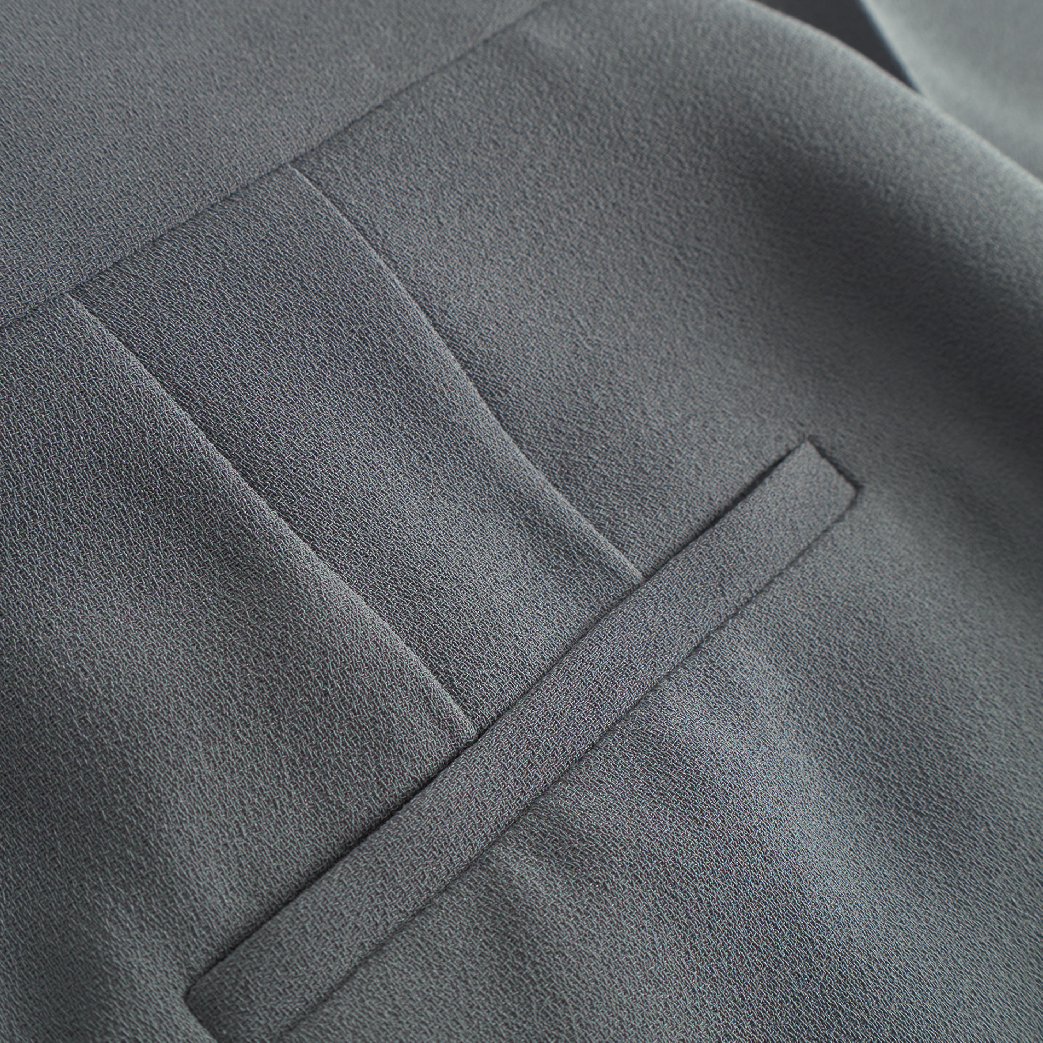 Petra Crepe Georgette Bukser, Anthracit