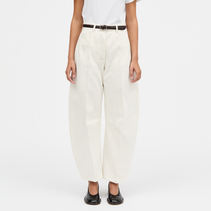 Pella White Denim Jeans, Ivory