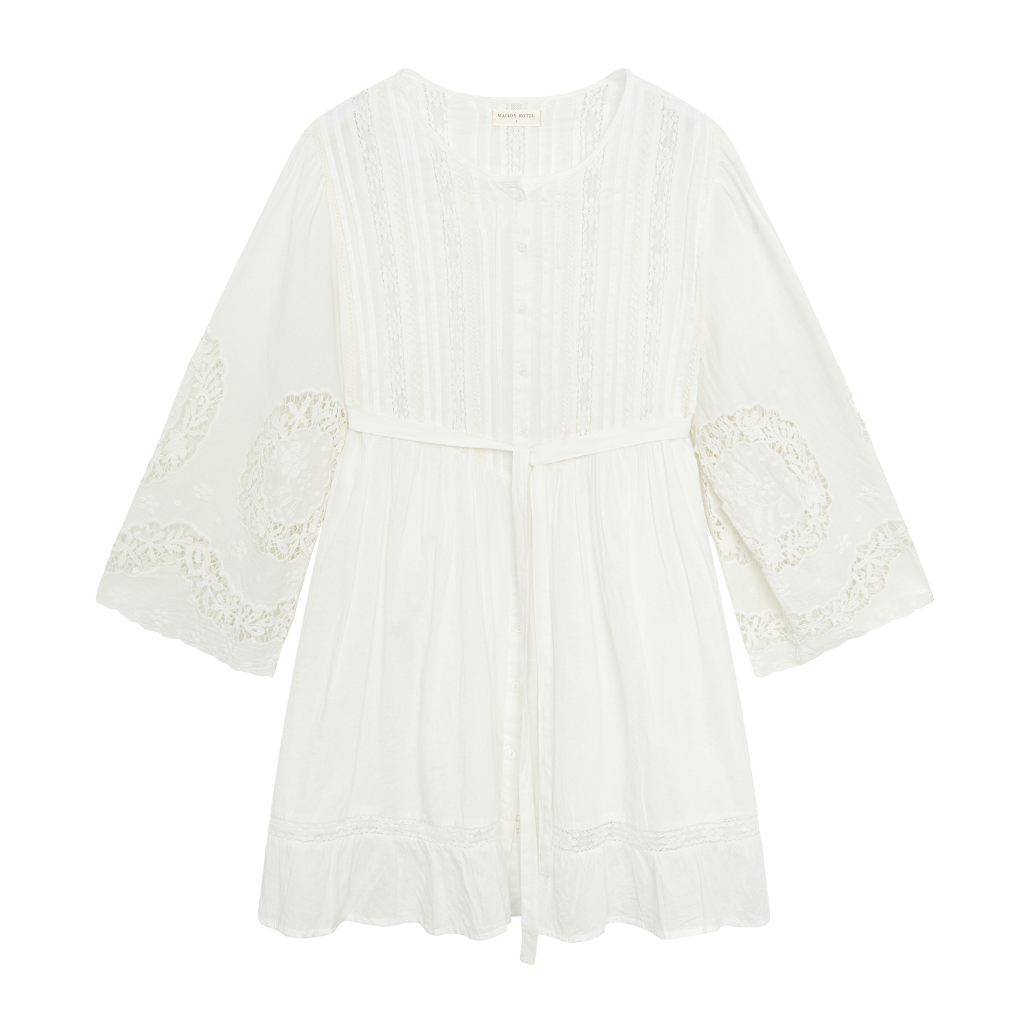 Clementine Dress, White Lilies