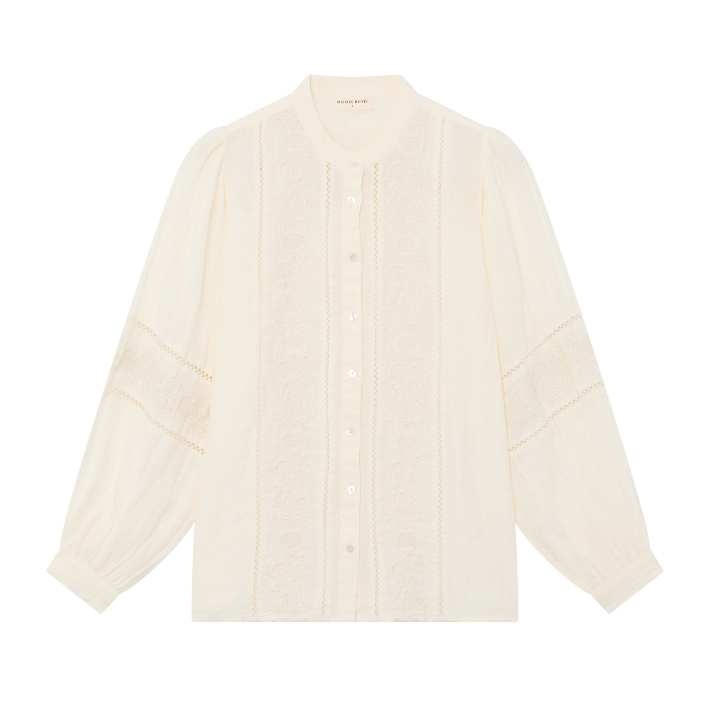 Virginia Blouse, Ivory Whisper