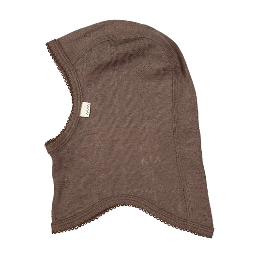 Balaclava Wool Pointelle, Terre