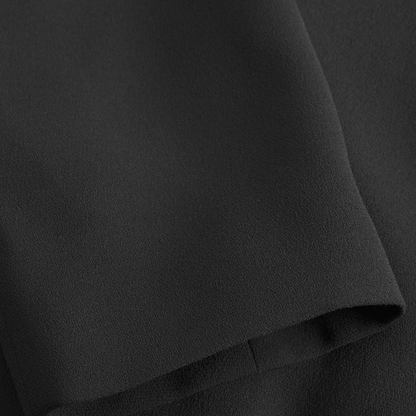 Jute Crepe Georgette, Black