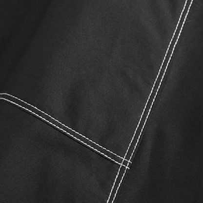 Nanda Sheer Cotton Nederdel, Black