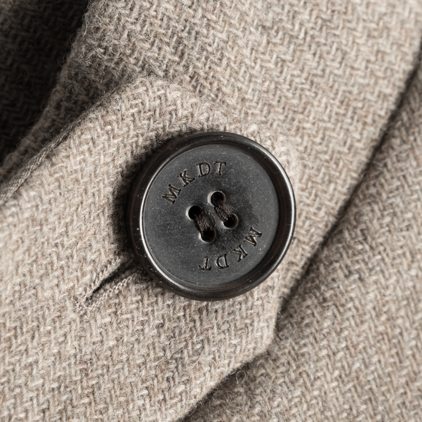Julia Textured Wool Coat, Warm Grey Melange
