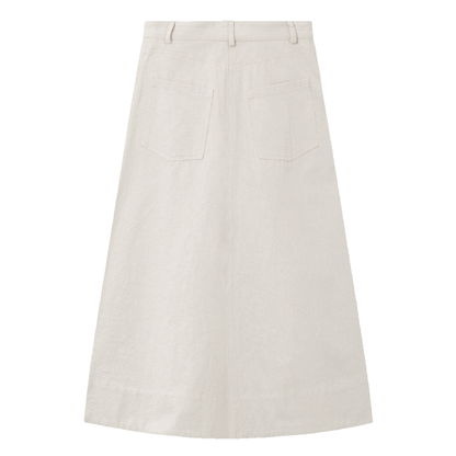 Nataline Soft Twill Skirt, Dust