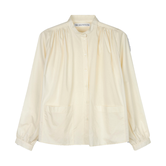 Solia Sheer Cotton Shirt, Baby's Breath