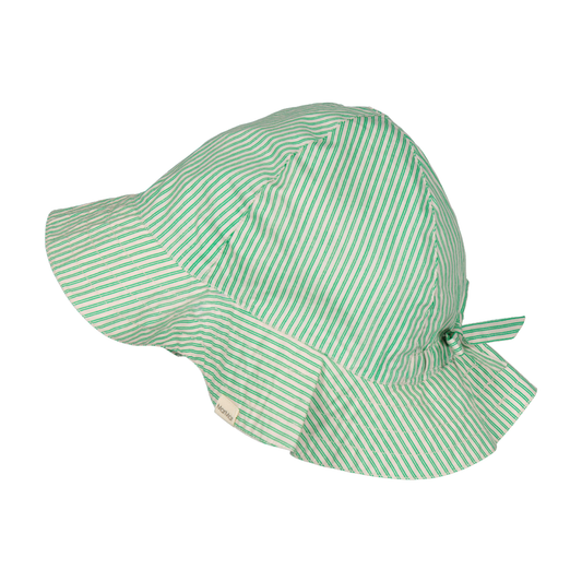 Alba Crispy Poplin Solhat, Mint Leaf Stripes