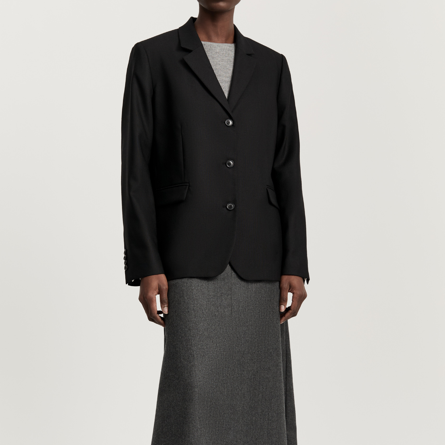 Mason Jacket Wool, Black