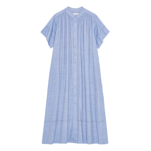 June Shirtdress Chambray, Light Blue