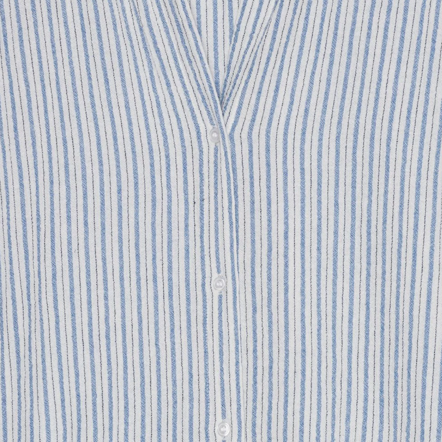 Remain Skjortekjole Stripe, Ecru/Light Blue