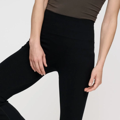 Flare Leggings, Black