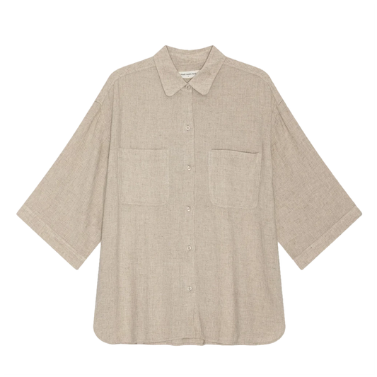 Ellie Shirt Linen, Natural Linen