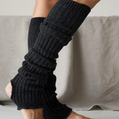 Legwarmers, Charcoal Melange