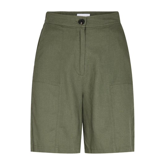 Naja 13 Shorts In Linen, Army