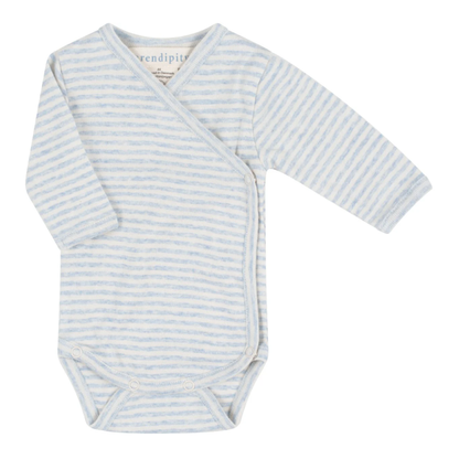Newborn Slå-Om Body, Mist/Offwhite