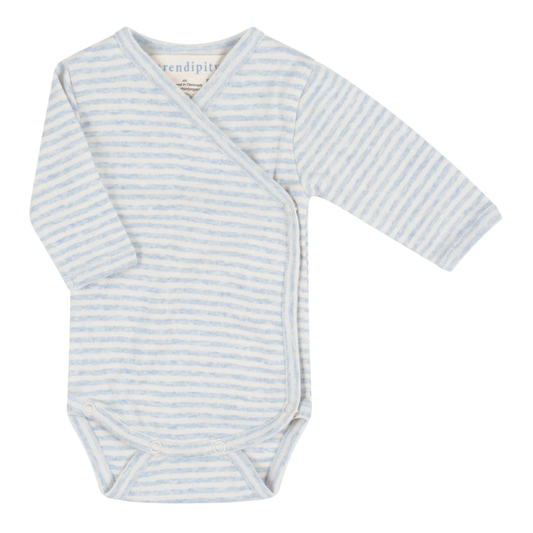 Newborn Slå-Om Body, Mist/Offwhite