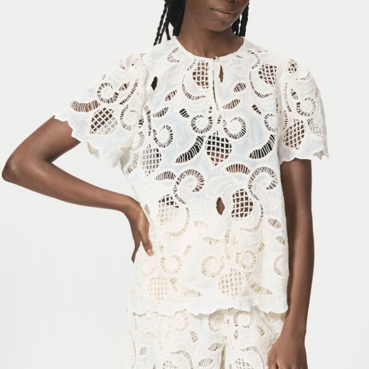 Algier Blouse, Egret