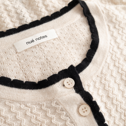 Quincy Cardigan, Parchment
