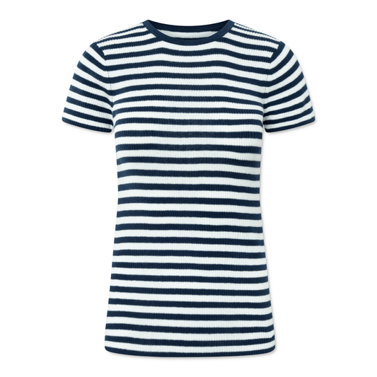 Simon T-Shirt, Navy Stripe