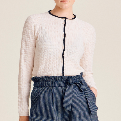 Quincy Cardigan, Parchment