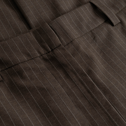 Arlo Pants, Dark Brown Stripe