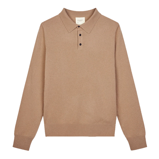 Original Cashmere Polo, Taupe