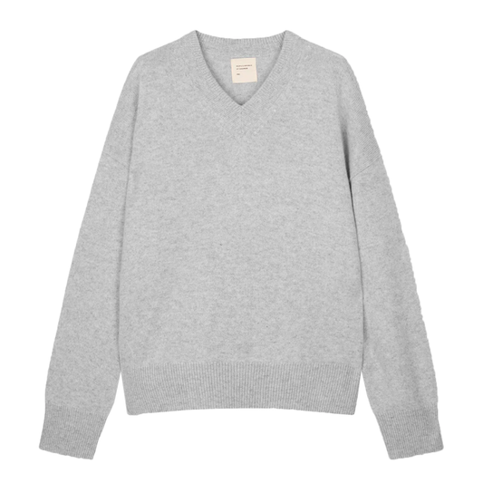 Premium V-Neck, Ash Grey