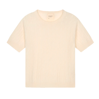 Women's Cableknit Blouse, Cloud