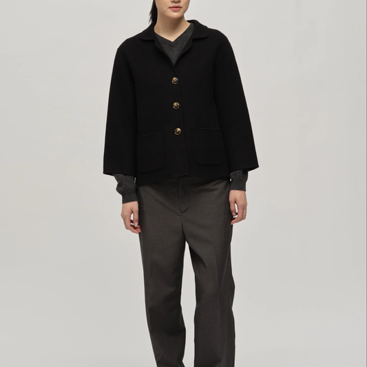 Women's Overshirt Jacket, Black