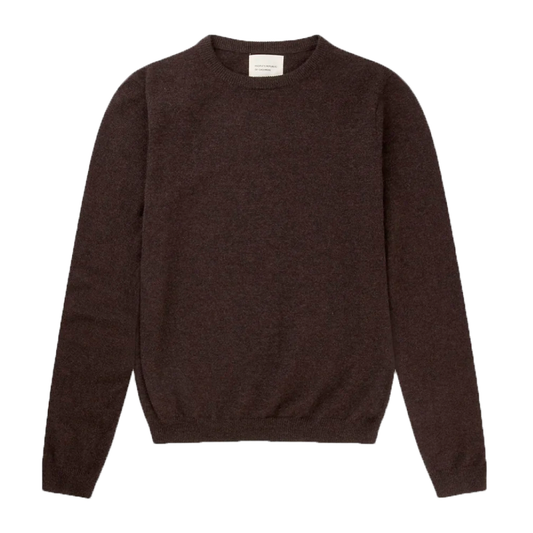 Womens Roundneck, Black Truffle