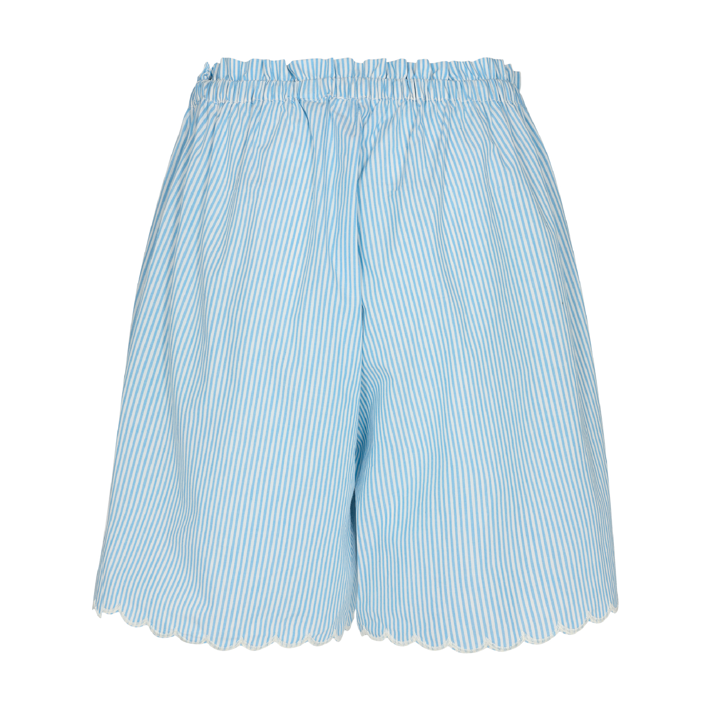 Boned Shorts, Light Blue/White