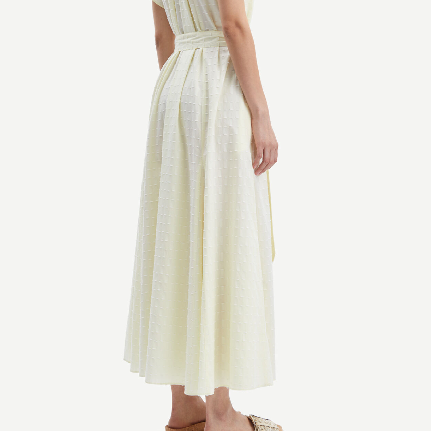 Karookh Dress, Transparent Yellow 