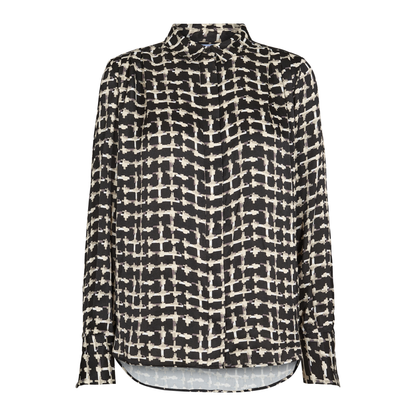 Ada Shirt, Black/Beige